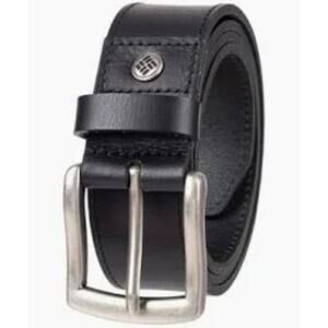 Men's Columbia Buffalo Leather Belt, XL, 40-42 inch waist, black, NWT